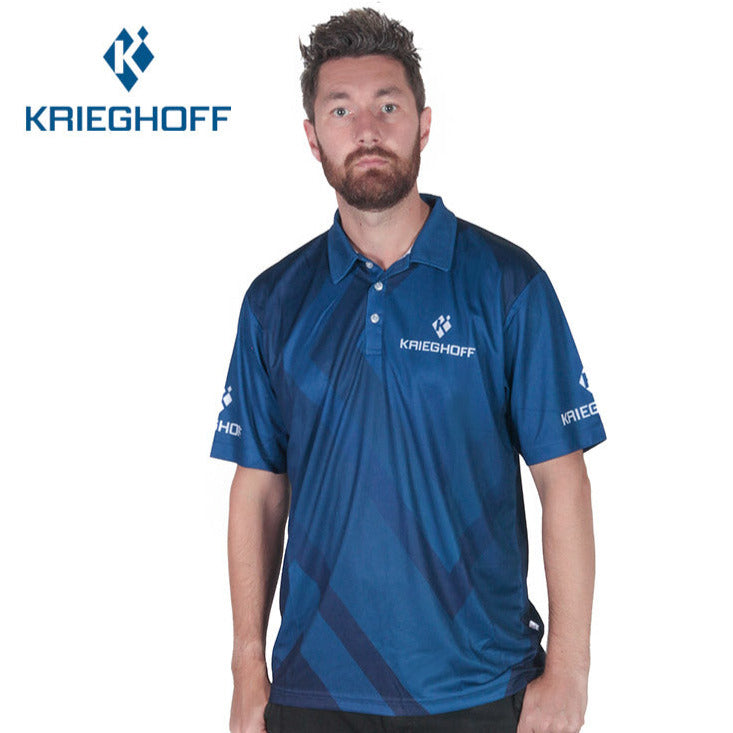 Krieghoff Team Polo Shirt - Royal/Navy