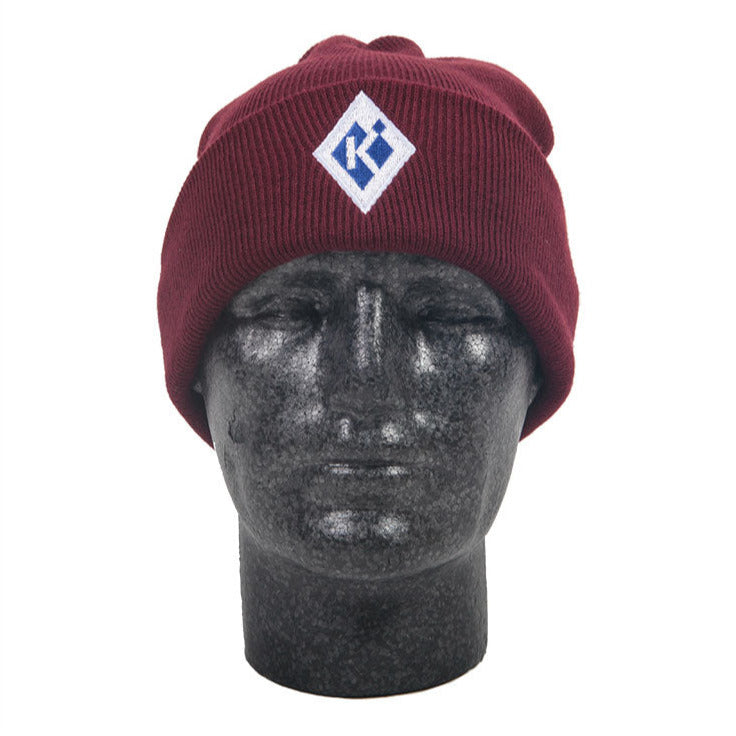Krieghoff K-Diamond Beanie - Burgundy
