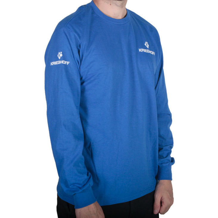 Krieghoff Ultra Cotton Long Sleeved T-Shirt - Blue