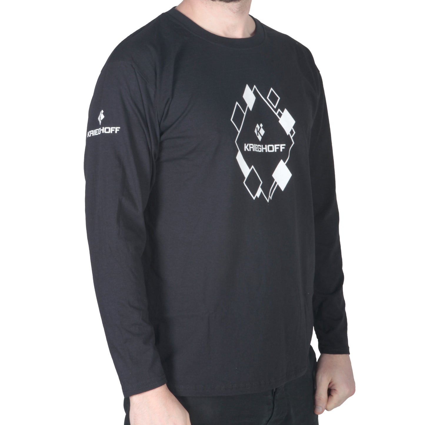 Krieghoff Diamond Long Sleeved T-Shirt - Black