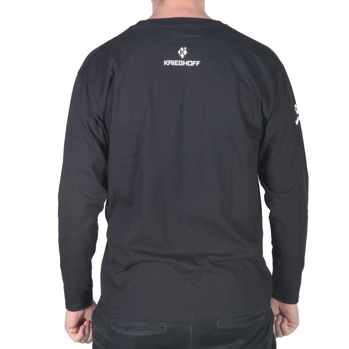 Krieghoff Diamond Long Sleeved T-Shirt - Black