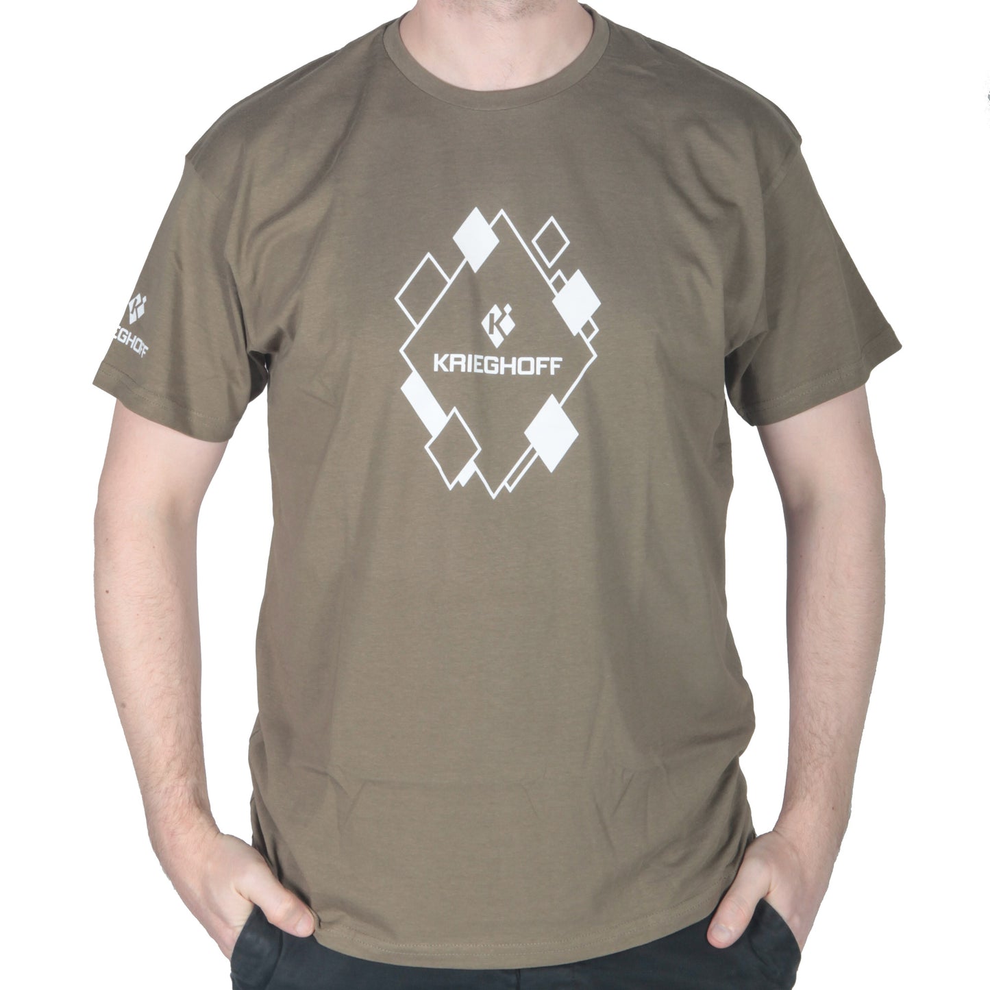 Krieghoff Diamond T-Shirt - Khaki Green