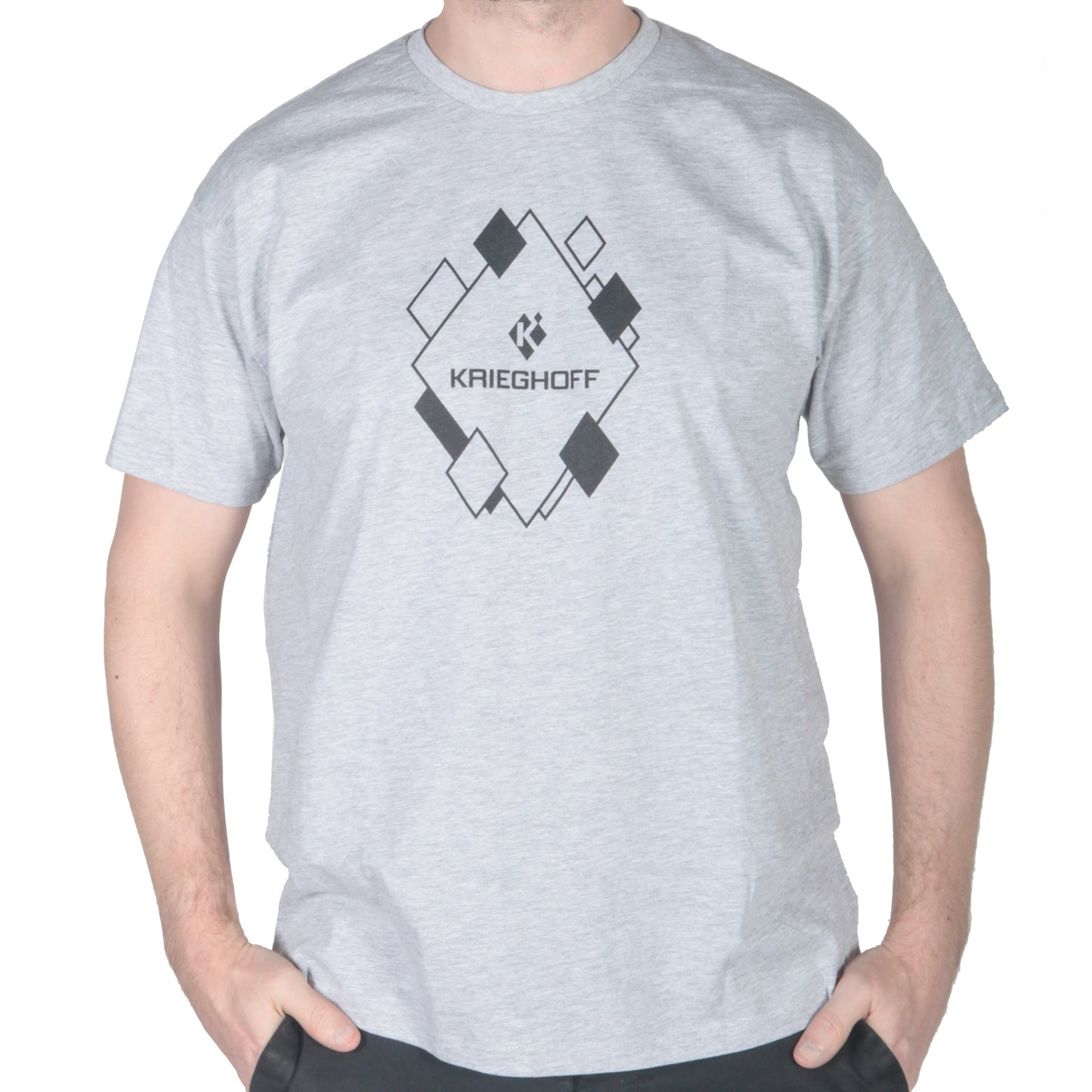 Krieghoff Diamond T-Shirt - Heather Grey