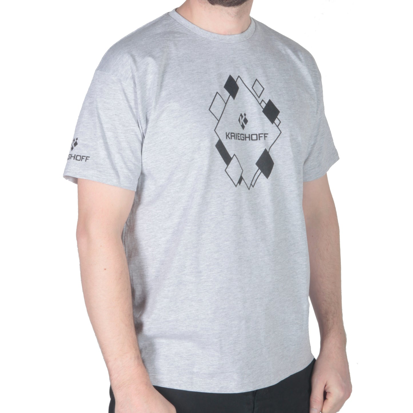 Krieghoff Diamond T-Shirt - Heather Grey