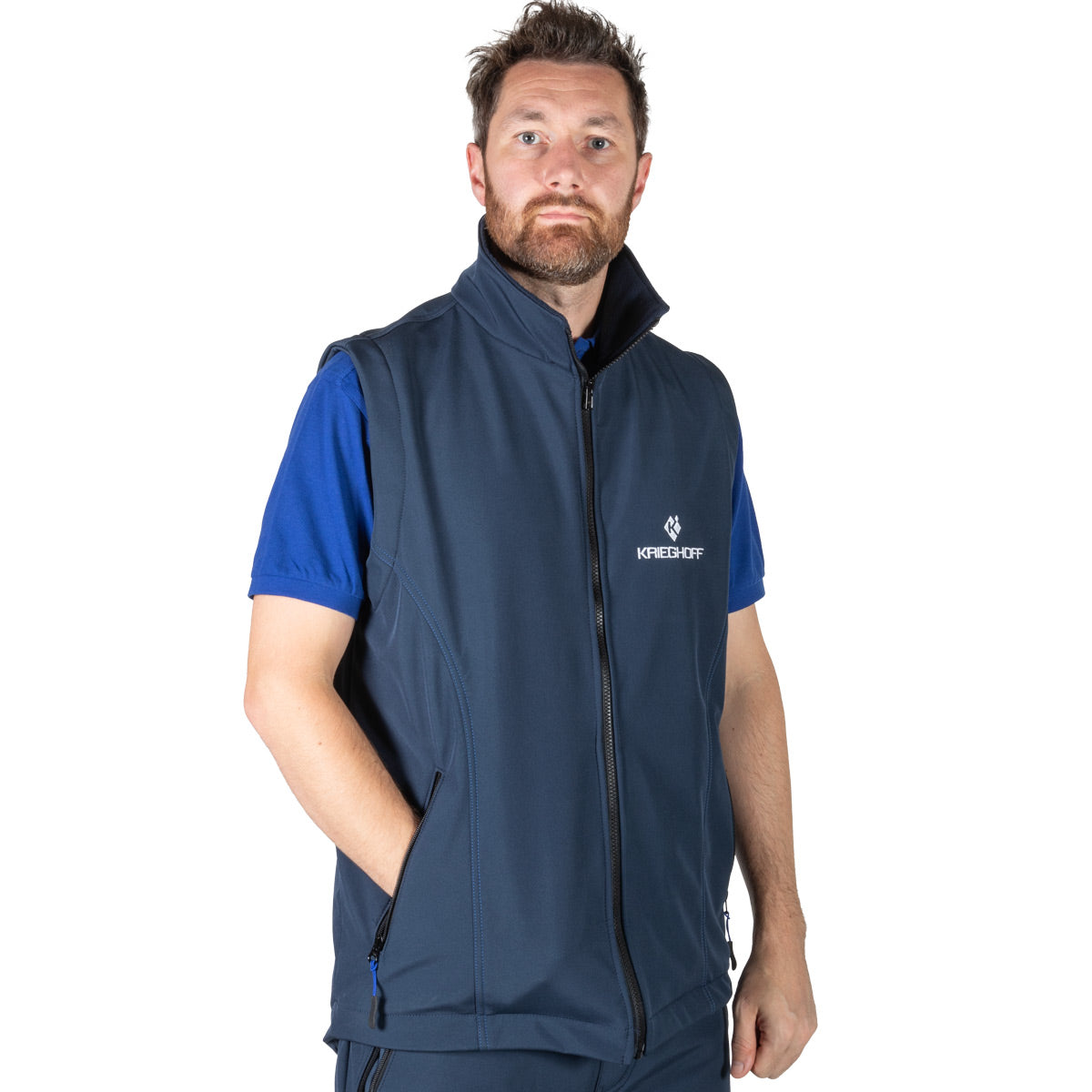 Krieghoff Soft Shell Gilet - Navy