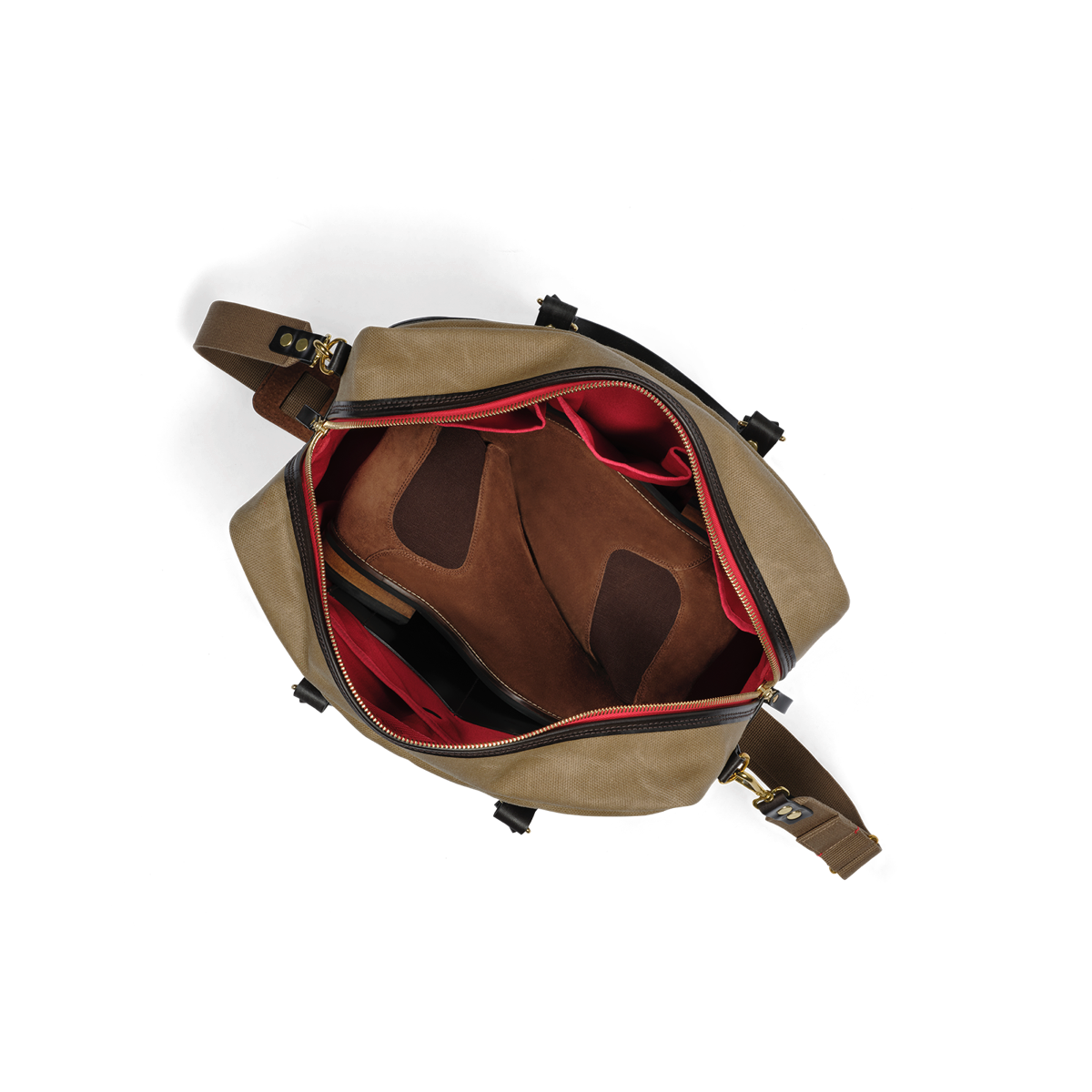 Croots Vintage Canvas Traveller Bag - Sand