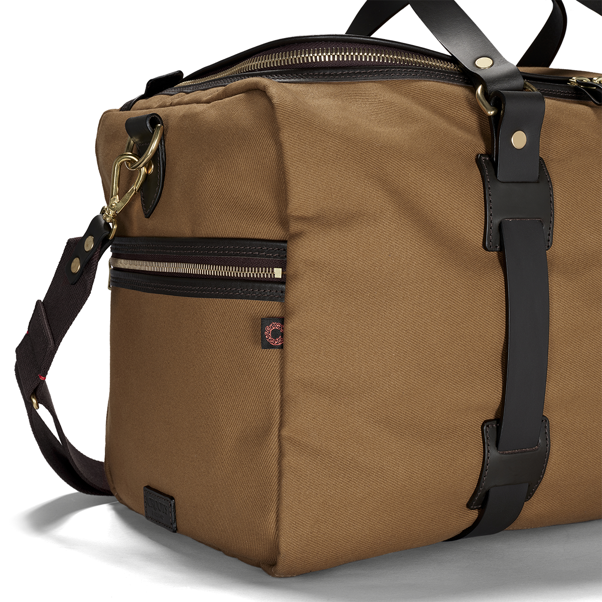 Croots British Twill Cargo Holdall - Tan