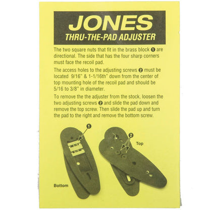 Jones Thru-the-Pad Adjuster