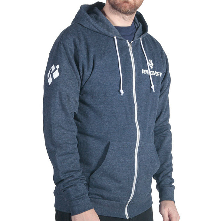 Krieghoff Full Zip Hoodie Jacket - Navy