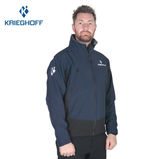 Krieghoff Soft Shell Activity Jacket - Navy/Black