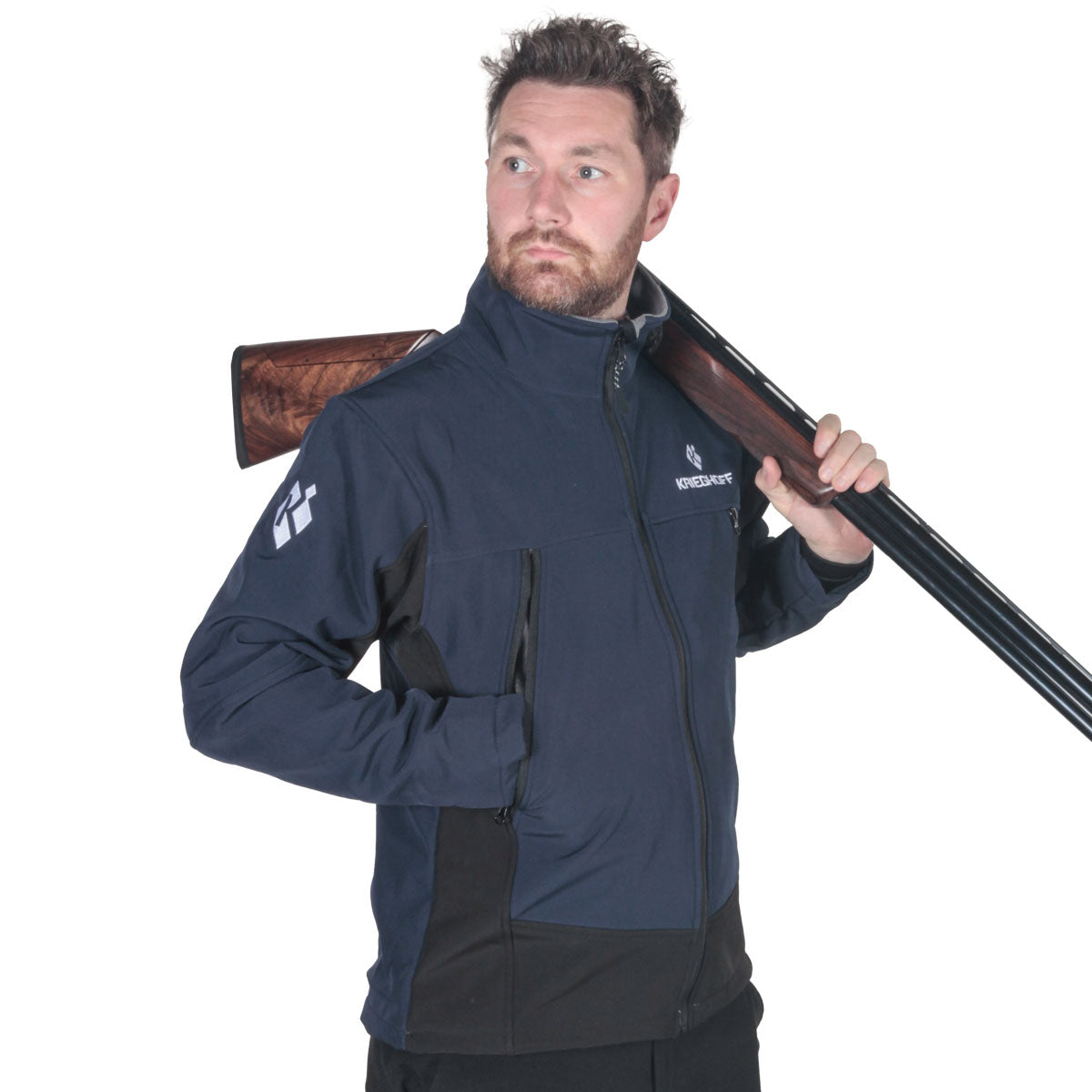 Krieghoff Soft Shell Activity Jacket - Navy/Black