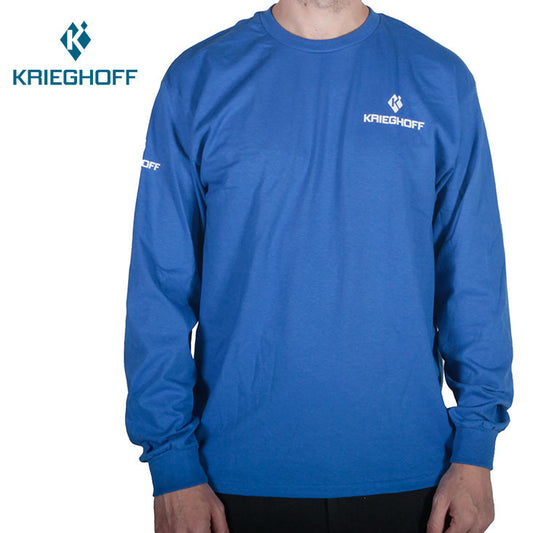 Krieghoff Ultra Cotton Long Sleeved T-Shirt - Blue