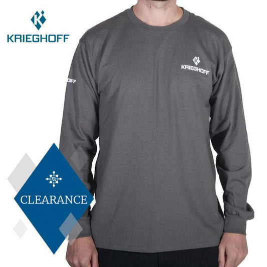 Krieghoff Ultra Cotton Long Sleeved T-Shirt - Grey