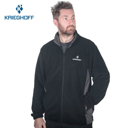 Krieghoff Two-Tone Fleece Jacket - Black/Grey