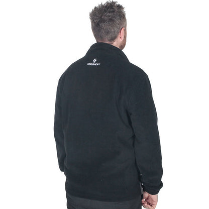 Krieghoff Two-Tone Fleece Jacket - Black/Grey