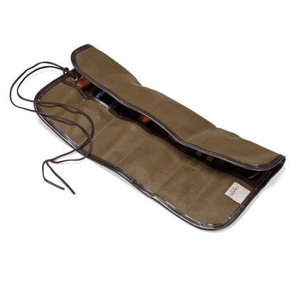 Croots Canvas and Leather Tool Roll