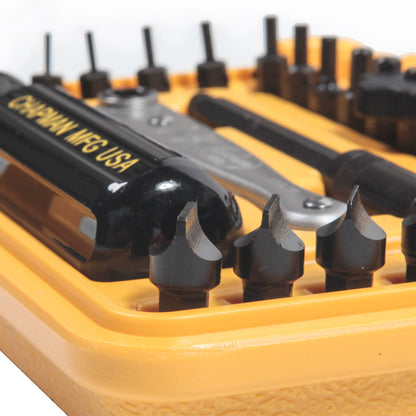 Chapman Precision Screwdriver Set 5859, 44 Piece (SAE & Metric)