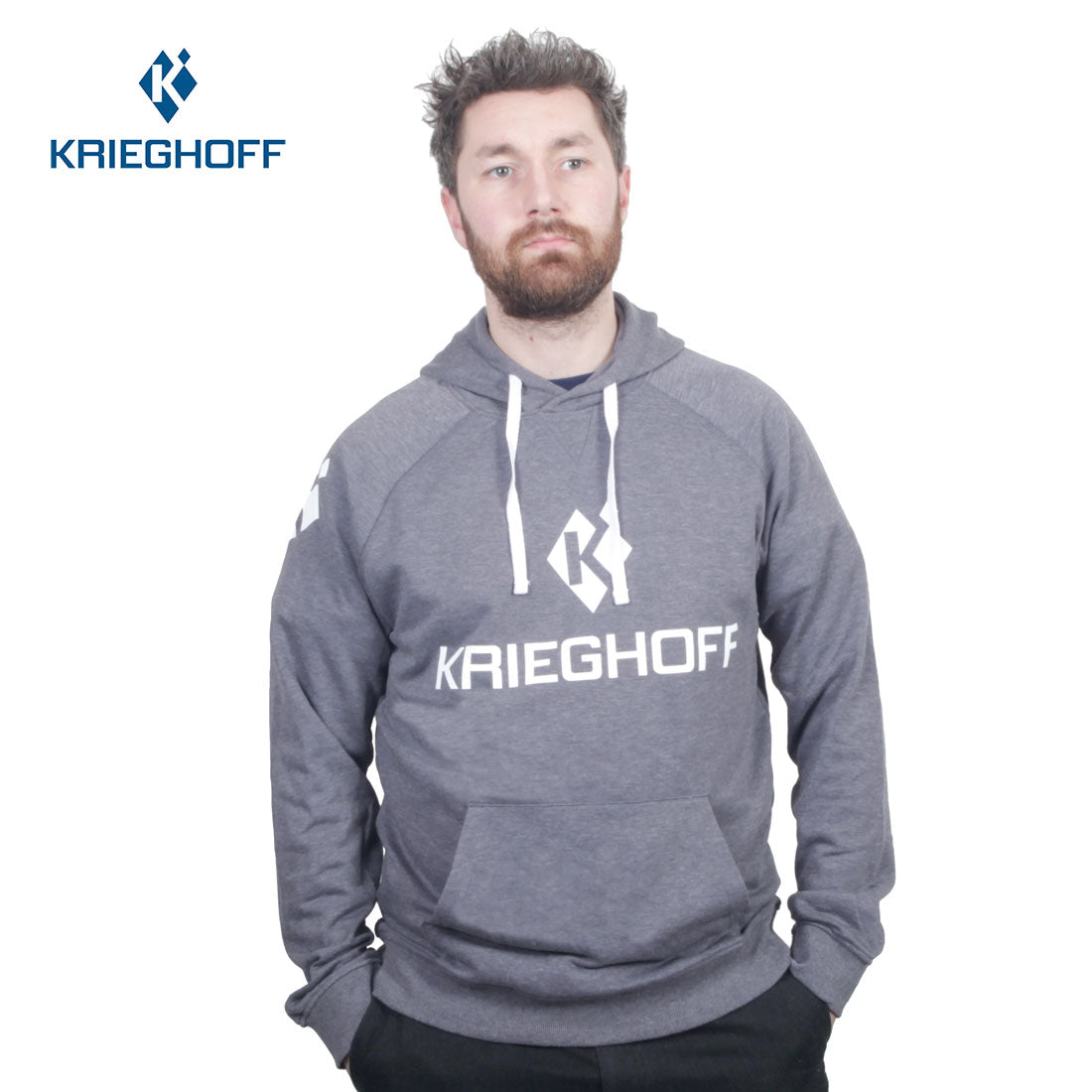 Krieghoff Hoodie Sweatshirt - Grey