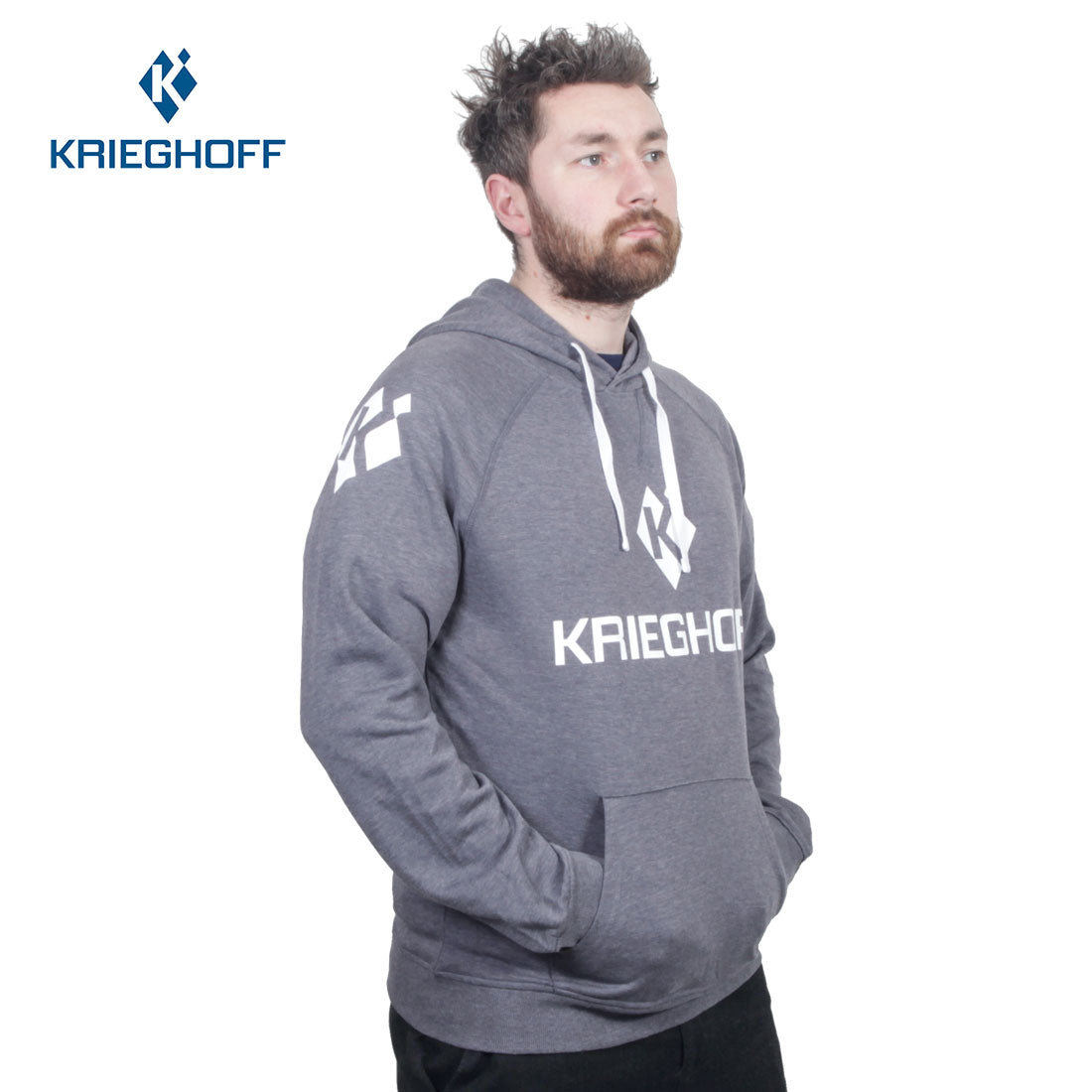 Krieghoff Hoodie Sweatshirt - Grey