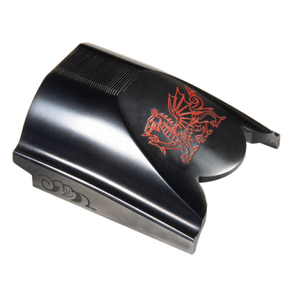 K-80 Top Latch, Blued with Welsh Dragon