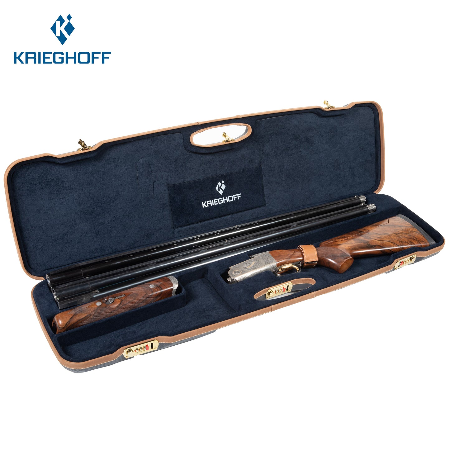 Krieghoff Premium ABS Case for Two Barrel Sets, Upto 32" (K-80/K-20)