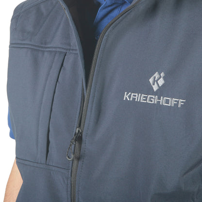 Krieghoff Soft Shell Body Warmer - Navy/Grey