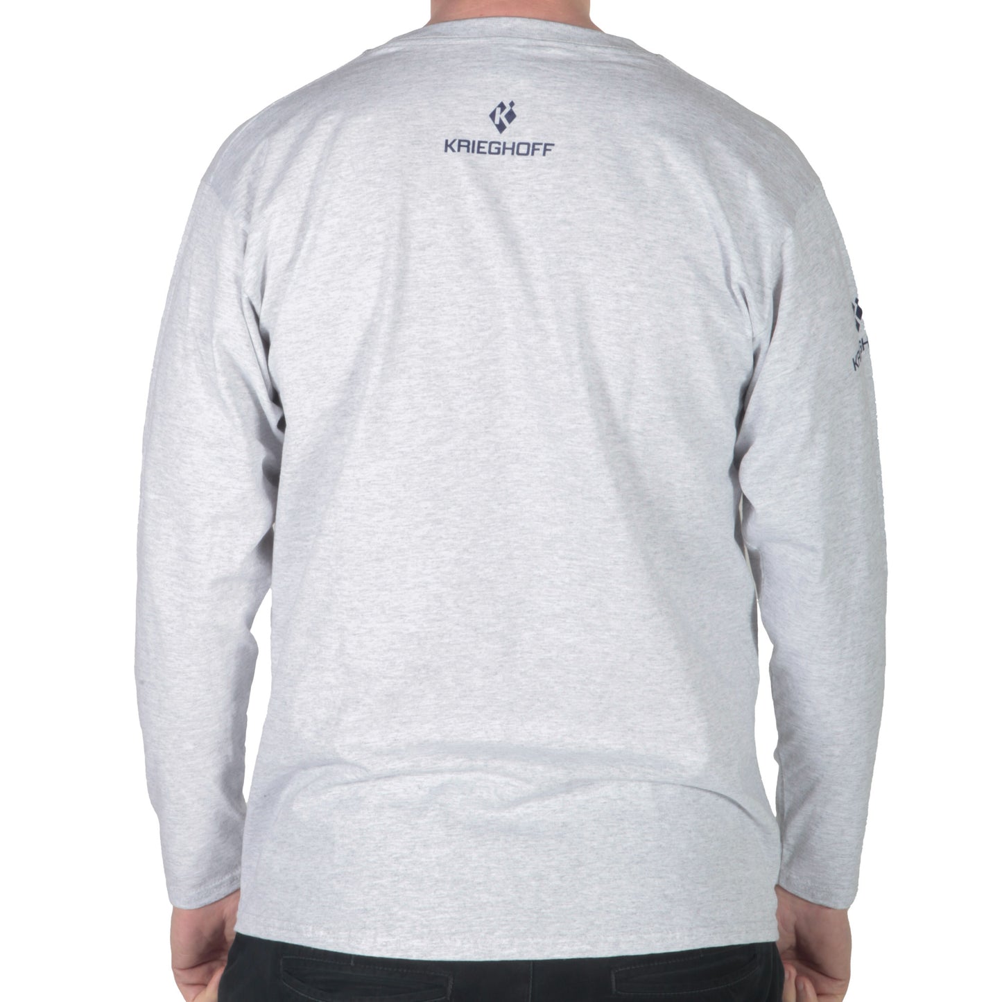 Krieghoff Diamond Long Sleeved T-Shirt - Heather Grey