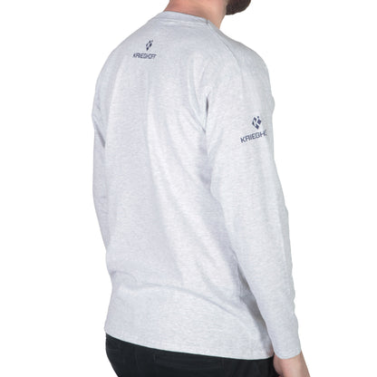 Krieghoff Diamond Long Sleeved T-Shirt - Heather Grey