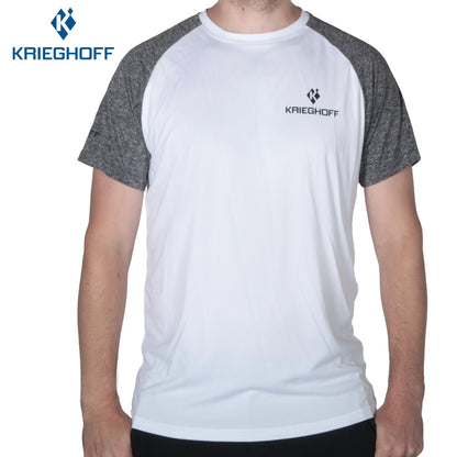 Krieghoff TriDri T-Shirt - White/Grey