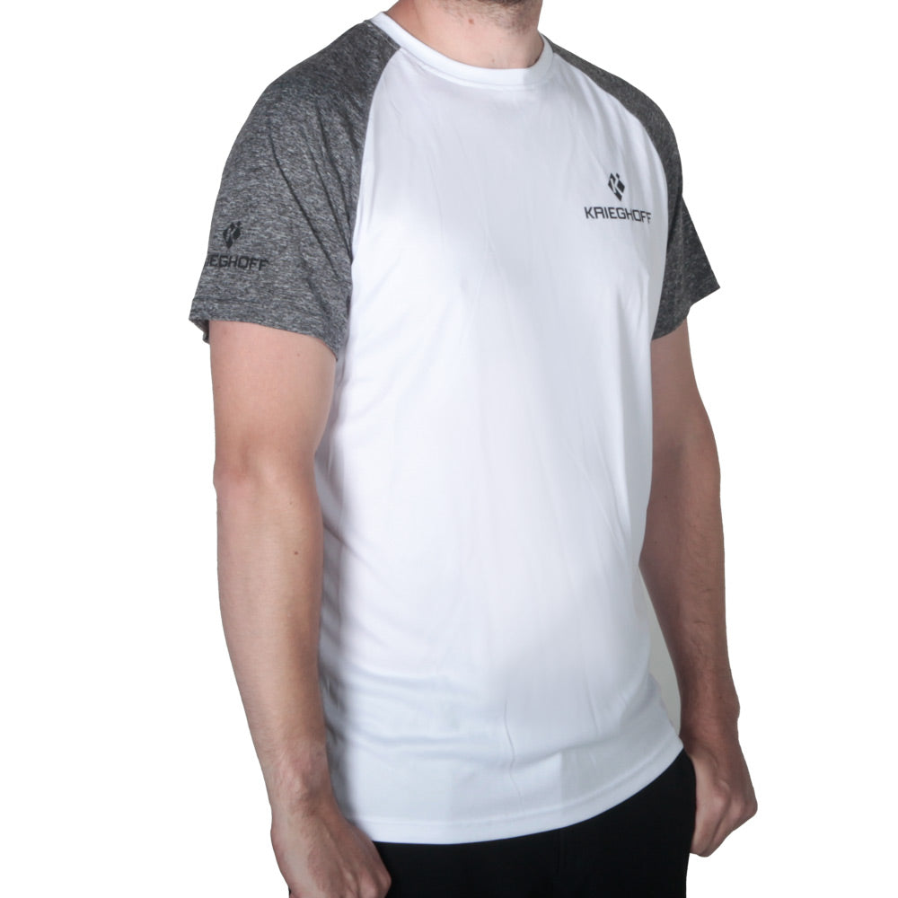 Krieghoff TriDri T-Shirt - White/Grey