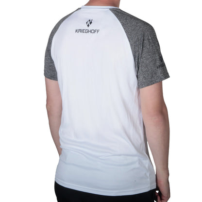 Krieghoff TriDri T-Shirt - White/Grey