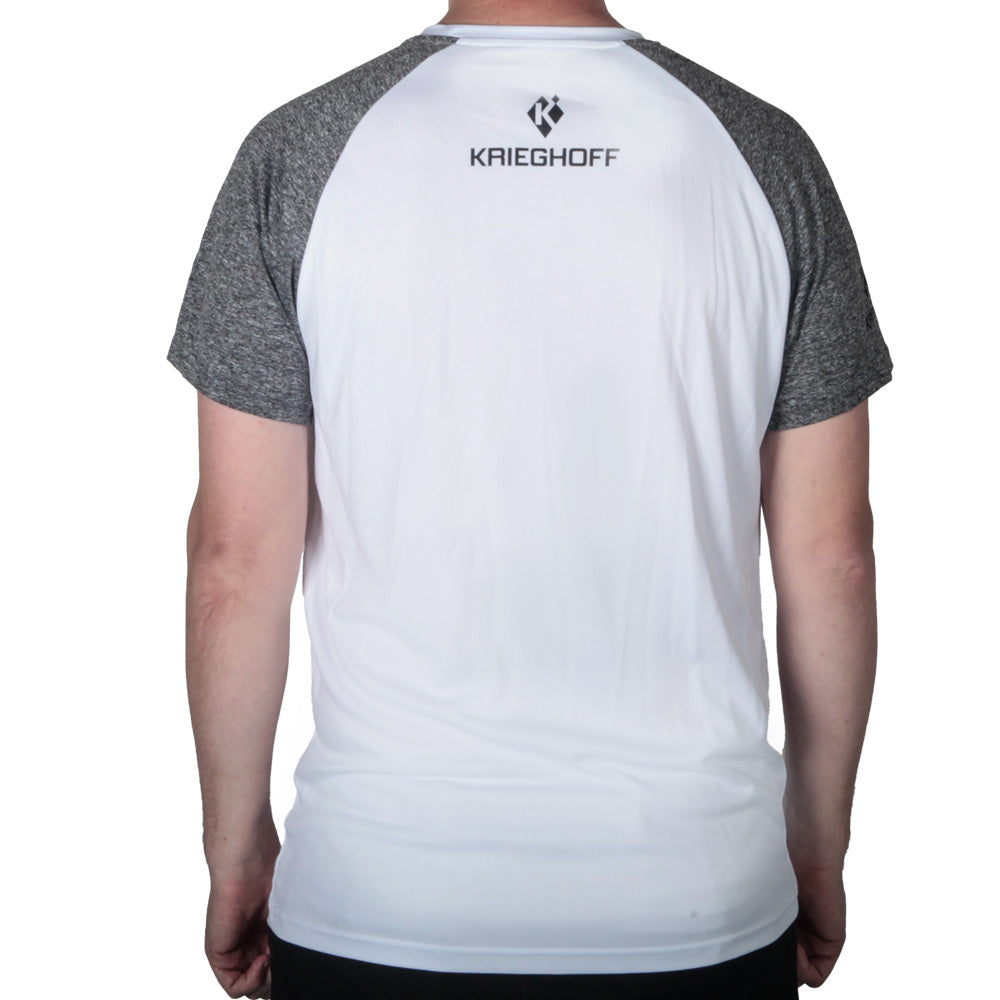 Krieghoff TriDri T-Shirt - White/Grey